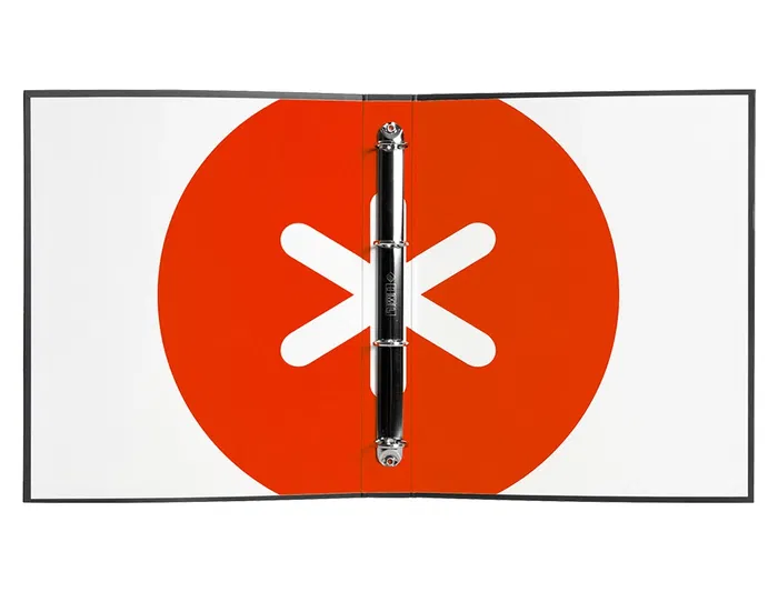 Antartik Carpeta A4 Forrada 4 Anillas 25 Mm Redondas Negro Cartón