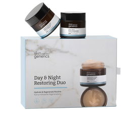 Skin Generics DAY & NIGHT RETORING DUO Set 2 Piezas Crema Hidratante y Gel Regenerador Noche con Ácido Hialurónico y Aloe Vera 2x50ml