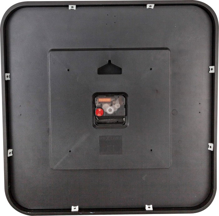 Nextime Reloj de Pared 3518ZW con Esfera Dorada y Caja de Madera Negra