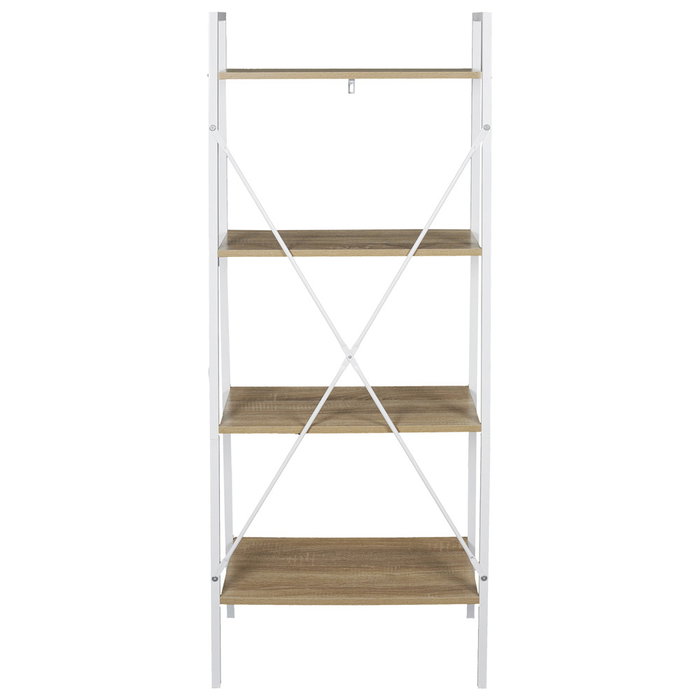 Home Deco Factory Estantería Loka Blanca 60x32,5x148 cm