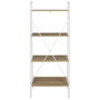 Home Deco Factory Estantería Loka Blanca 60x32,5x148 cm