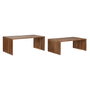 DKD Home Decor Mesa Centro Mediterraneo Natural 116 x 60 x 46 cm Set de 2