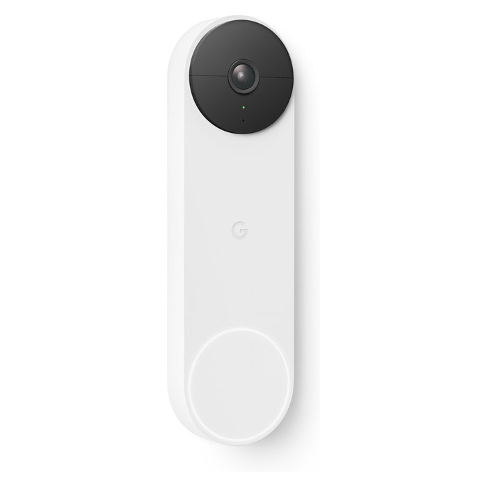 Google Nest Doorbell (Batería) - Timbre inteligente de video, WiFi, 145º, visión nocturna, 1.3 MP, 960x1200p, 30 fps, IP54, blanco, GA01318-FR Google Nest Doorbell (Batería) - Timbre inteligente de video, WiFi, 145º, visión nocturna, 1.3 MP, 960x1200p, 30 fps, IP54, blanco, GA01318-FR