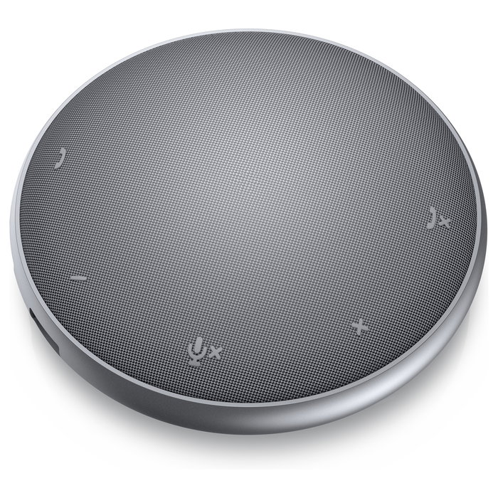 DELL MH3021P Altavoz con micrófono USB-C Plug & Play para adaptador móvil, con reducción de ruido, compatible Latitude/Precision, Plata