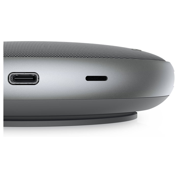 DELL MH3021P Altavoz con micrófono USB-C Plug & Play para adaptador móvil, con reducción de ruido, compatible Latitude/Precision, Plata