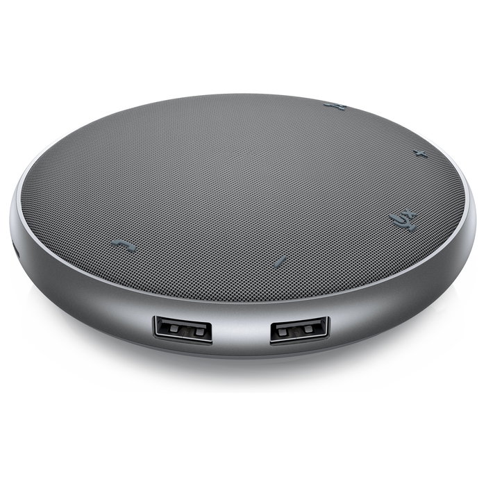 DELL MH3021P Altavoz con micrófono USB-C Plug & Play para adaptador móvil, con reducción de ruido, compatible Latitude/Precision, Plata