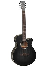 Guitarra Acústica Electrificada Tanglewood Black Bird Folk Twbbsfce