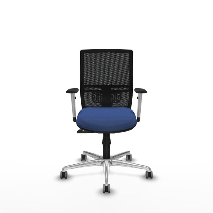 PIQUERAS Y CRESPO Silla de oficina Yunquera con mecanismo Sincro, Azul marino y Negro PIQUERAS Y CRESPO Silla de oficina Yunquera con mecanismo Sincro, Azul marino y Negro