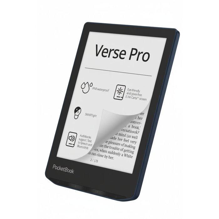 PocketBook Verse Pro Azure, 16 GB, 6 pulgadas