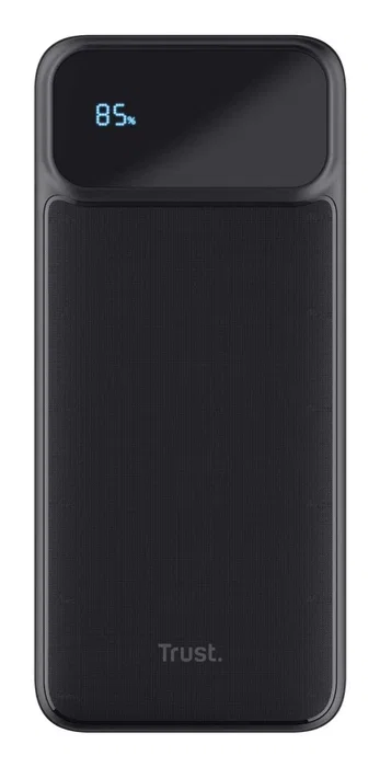 Trust Batería Externa/Powerbank Avala 25883, 20000mAh, 20W PD, Carga Rápida, Pantalla LED