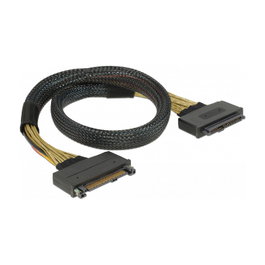 DeLOCK Cable de extensión U.2 SFF-8639 a U.2 SFF-8639, 0,5 m