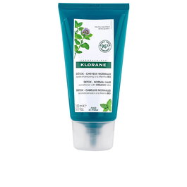 Klorane A La Menta Acuática Bálsamo Capilar Protector Detox - Acondicionador Antipolución, Hidratante, 95% Natural, 150 ml