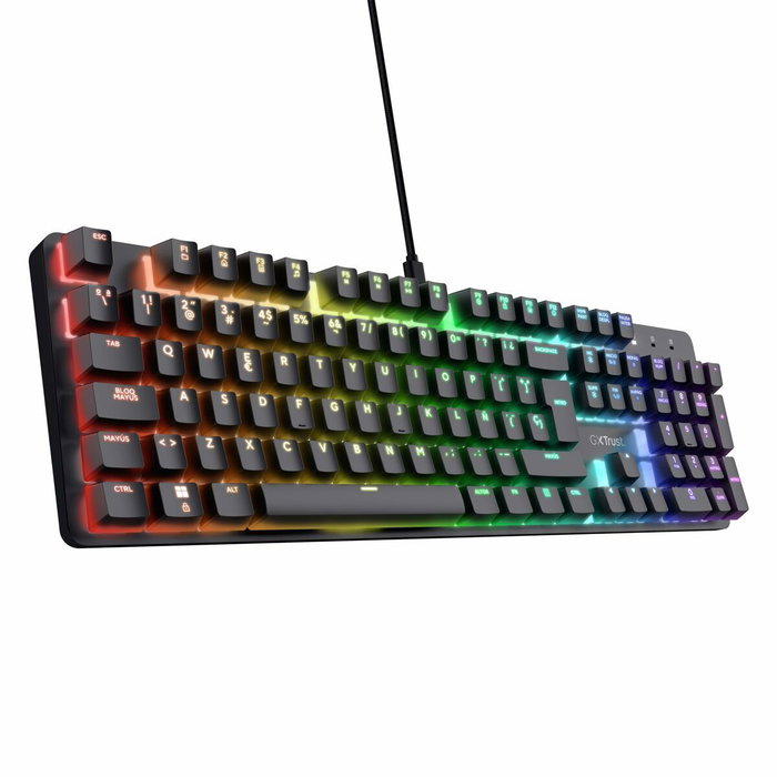 Trust Gaming GXT 871 Zora Teclado Mecánico RGB Negro