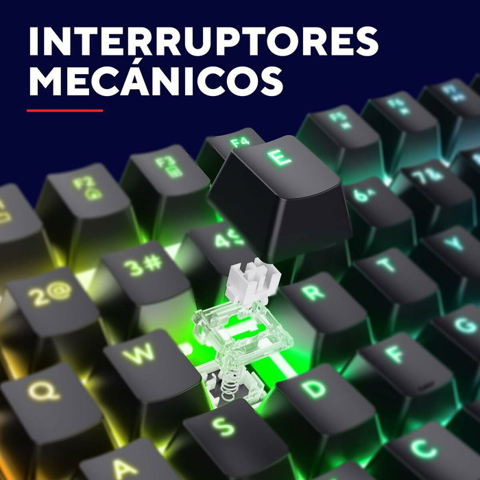 Trust Gaming GXT 871 Zora Teclado Mecánico RGB Negro