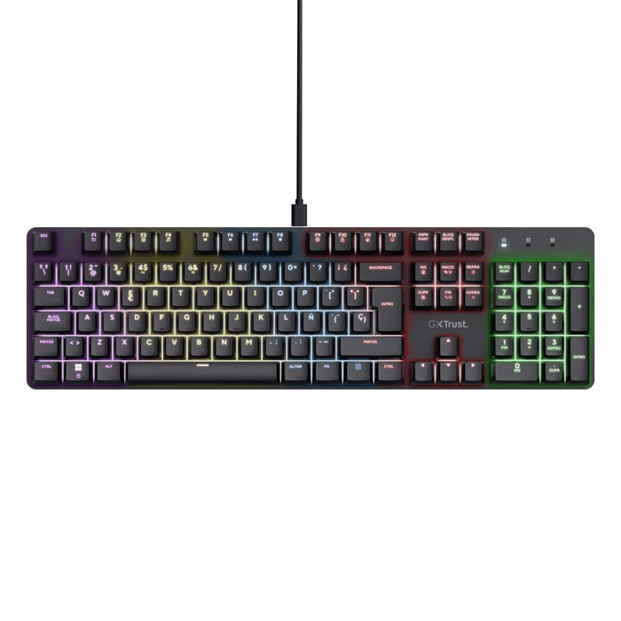 Trust Gaming GXT 871 Zora Teclado Mecánico RGB Negro