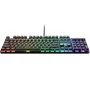 Trust Gaming Teclado Mecánico Gaming GXT 871 Zora, Retroiluminación RGB, Anti-ghosting N-Key Rollover, Compatible con PC y Consolas