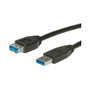 ROLINE Cable USB 3.2 Gen 1 A-A 1,8 m Negro 11.02.8978