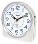 SAMI Despertador Sami mediano oval silencioso luz azul digital plata