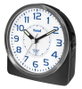 SAMI Despertador Sami mediano oval silencioso luz azul digital plata