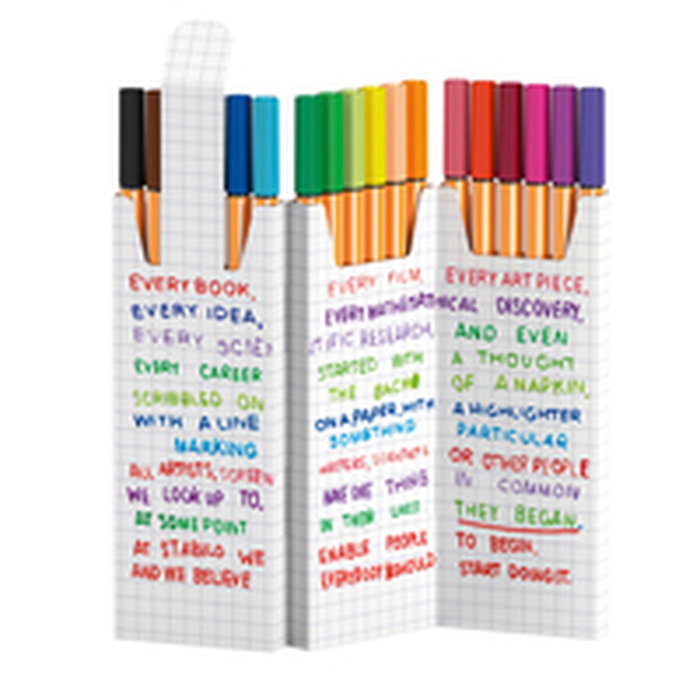 Stabilo Point 88 Estuche Zig-Zag 18 Unidades Colores Surtidos Stabilo Point 88 Estuche Zig-Zag 18 Unidades Colores Surtidos