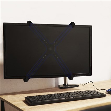 Elbe SM-CLIP Adaptador de Sujeción para Monitores No VESA hasta 27 Pulgadas y 5kg, Compatible con Brazos Soporte Elbe SM-CLIP Adaptador de Sujeción para Monitores No VESA hasta 27 Pulgadas y 5kg, Compatible con Brazos Soporte