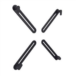 Elbe SM-CLIP Adaptador de Sujeción para Monitores No VESA hasta 27 Pulgadas y 5kg, Compatible con Brazos Soporte