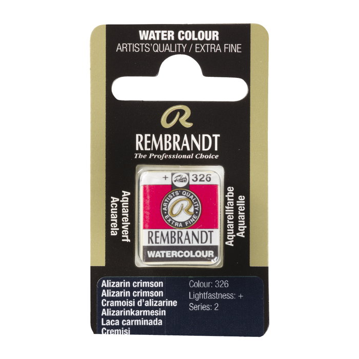 Rembrandt Acuarela Pastilla Laca Carminada 326 Rembrandt Acuarela Pastilla Laca Carminada 326