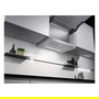 AEG DPE5660M Campana extractora semintegrada 60cm, 495 m³/h, 3 velocidades + intensiva, filtros extraíbles, eficiencia energética A, color gris