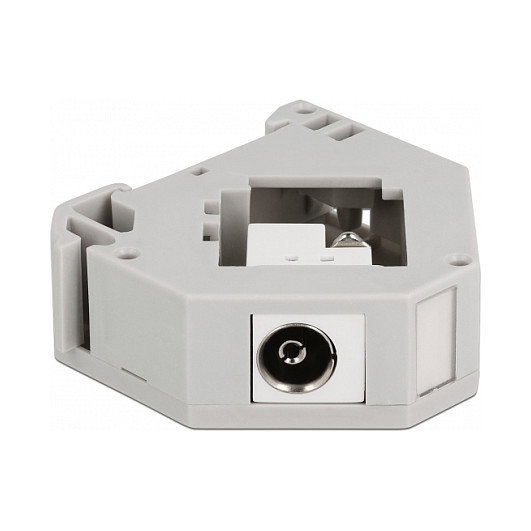 DeLOCK Adaptador de carril DIN con Keystone IEC hembra a bloque de terminales