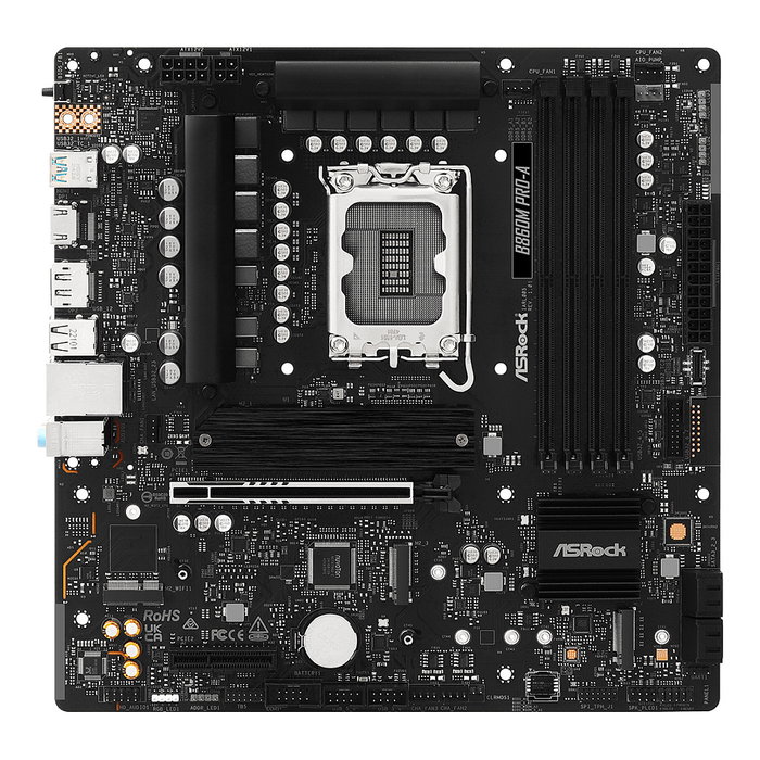 ASROCK B860M Pro-A (1851) (D) Placa Base Intel B860 Socket LGA 1851 DDR5-SDRAM micro ATX para PC