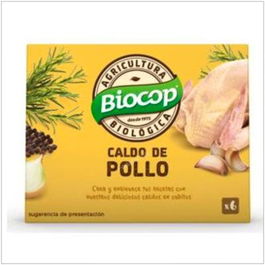 BIOCOP Caldo de Pollo Bio 6 Cubitos