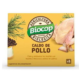 BIOCOP Caldo de Pollo Bio 6 Cubitos