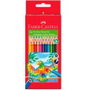 Faber Castell Lápices de Colores Triangular con Surtido de 24 Unidades en Estuche