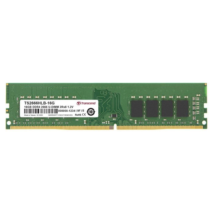 Transcend TS2666HLB-16G 16GB DDR4 2666MHz CL19 DIMM Transcend TS2666HLB-16G 16GB DDR4 2666MHz CL19 DIMM