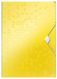 Carpeta De Gomas Y Solapas Leitz Wow Pp A4 Amarillo (Set de 10)