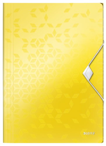 Carpeta De Gomas Y Solapas Leitz Wow Pp A4 Amarillo (Set de 10) Carpeta De Gomas Y Solapas Leitz Wow Pp A4 Amarillo (Set de 10)