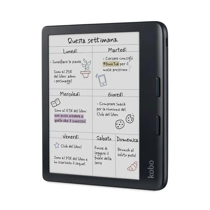 Kobo Libra Colour Negro con Stylus 2 Bundle