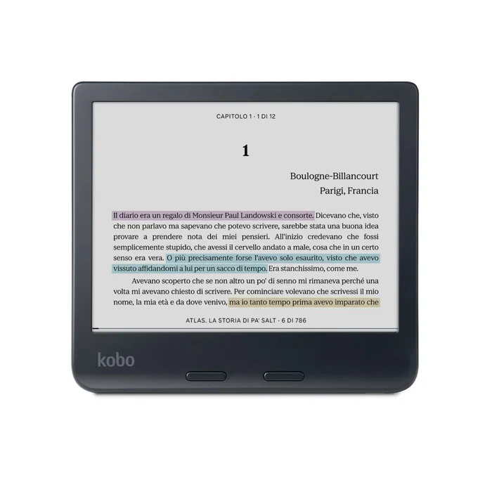 Kobo Libra Colour Negro con Stylus 2 Bundle