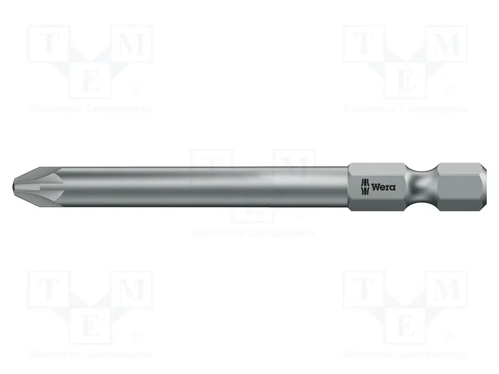 WERA Punta de destornillador Pozidriv® PZ1 1/4 pulgada 70 mm WERA Punta de destornillador Pozidriv® PZ1 1/4 pulgada 70 mm