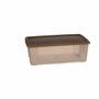 Caja de Almacenaje con Tapa Stefanplast Elegance Beige Plástico 5 L (12 Unidades)