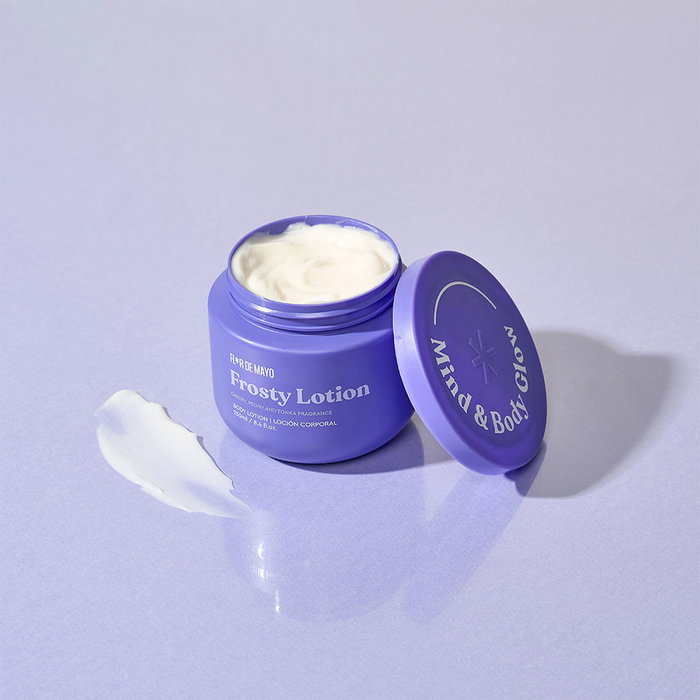 Flor De Mayo Loción Corporal Frosty Mind & Body Glow 250 ml - Hidratante Ligera con Karité y Glicerina