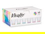 Vivalto Vaso Vidrio Lagrima Transparente Color 310 ml 9x9x9 cm (Set de 36)