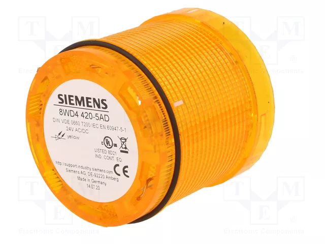 SIEMENS Módulo de automatización señalizador luminoso amarillo LED