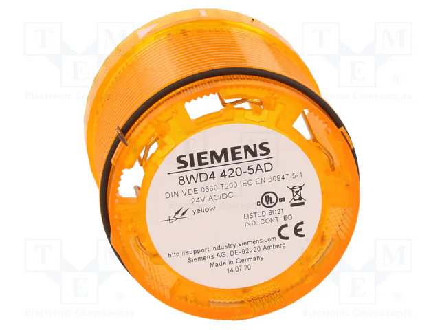 SIEMENS Módulo de automatización señalizador luminoso amarillo LED
