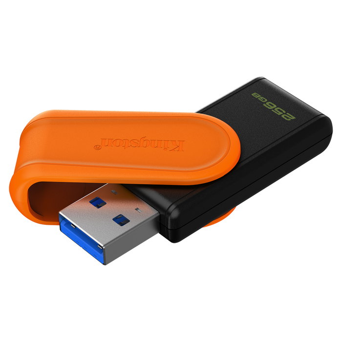 Kingston DataTraveler Exodia S 256 GB USB 3.2 Gen 1 Negro, Naranja
