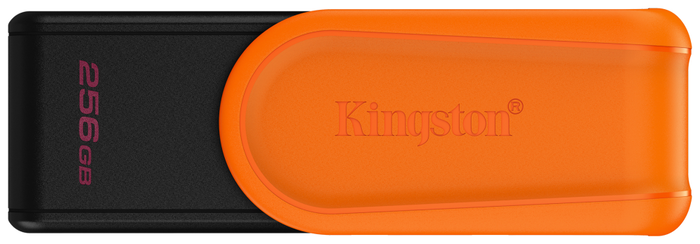 Kingston DataTraveler Exodia S 256 GB USB 3.2 Gen 1 Negro, Naranja