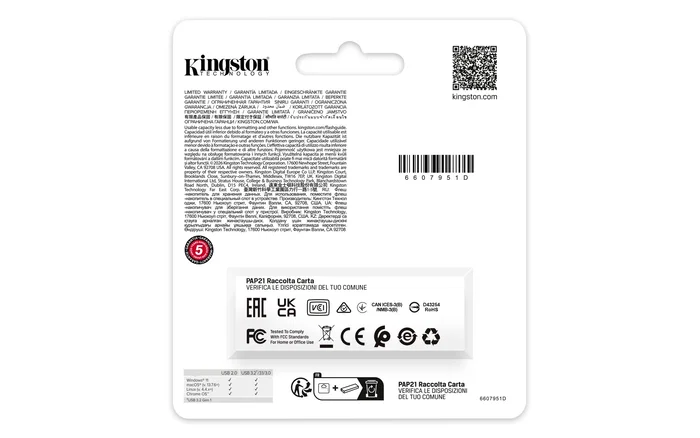 Kingston DataTraveler Exodia S 256 GB Negro/Naranja