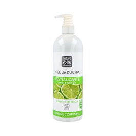 NATURABIO COSMETICS Gel de Ducha Revitalizante Limón-Aloe 740ml Bio Certificado Ecocert Vegano