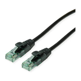 ROLINE Cable de red Cat6a UTP Recycled Material 1,5 m, Negro