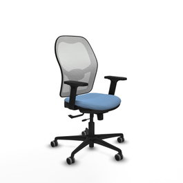 PIQUERAS Y CRESPO Silla de oficina Jorquera Azul cielo y Blanco